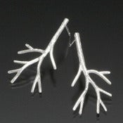 Image of Silver Branch Earrings