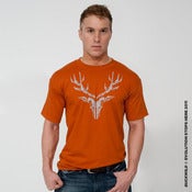 Image of Buckwild (SIlver on Texas Orange)