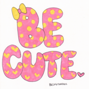 Image of PRE-ORDER: Be Cute Crew Neck American Apparel Tshirt