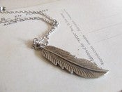 Image of feather necklace