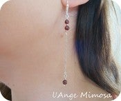Image of Boucles d'oreilles "1, 2, 3 nous irons...", longues