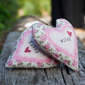 Image of Hubby & Wifey Love Hearts