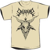 Image of SAVIOURS "ROTTING BAPHOMET" T-SHIRT