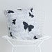 Image of Butterfly Jubilee Cushion Cover in Licorice/Earl Grey