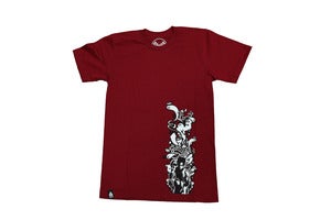 Image of Basquiat Men's T CRANBERRY