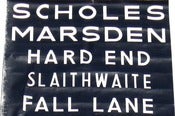 Image of Original Vintage Blind - Scholes/Fall Lane 