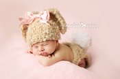 Image of Floppy ear baby bunny hat only