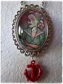 Image of Día de los Muertos Pin Up necklace