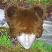 Image of Couture Faux Fur Teddy Bear Hat by Tigercandy Arts