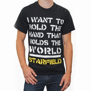 Image of "Hand That Holds the World" T-shirt