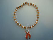 Image of Self Injury Awareness "orange ribbon" Bracelet