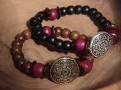 Image of Z-MALA SUN DISC BRACELETS