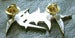 Image of HIRAX metal pin/badge