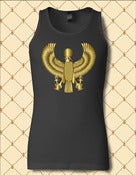 Image of Men's Custom Heru Gold Foil Tank Top