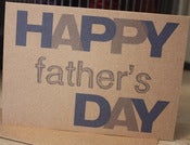 Image of Happy Father's Day note card