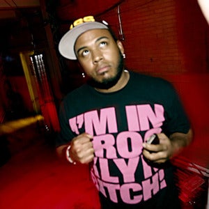 Image of I'M IN BROOKLYN BITCH ! : BLACK  / NEON PINK PRINT