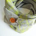 Image of Linen Button Scarf - Endive on Natural