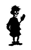 Image of Zombie Boy (Family Decal Set)