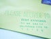 Image of "Please deliver to" wooden stamp