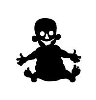 Image of Zombie Baby (Family Decal Set)