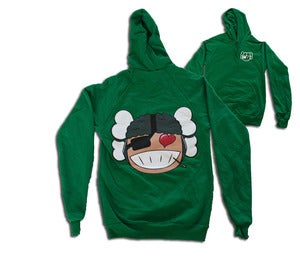 Image of Atama Love Pullover Hoodie (Green)