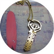 Image of  BUENO BUENO DIAMOND KEY NECKLACE