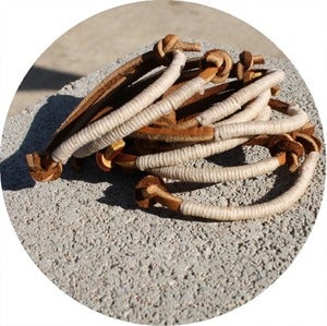Image of Friendship Wristbands: Medium Brown Leather