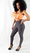 Image of "No Pokin My Dots!" Colorful Leggings