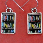Image of Bookshelf Earrings