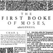 Image of Reconstruction of the first two pages of Genesis from the King James Bible