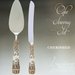 Image of Wedding Cake Cutting Set Cherished
