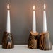 Image of Billie Wood Candle Holder