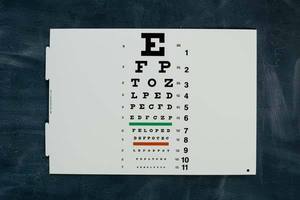 Image of Limited Edition Lamp - Eye Test Chart