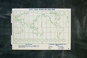 Image of Limited Edition Lamp - World Map - Plot Your Route
