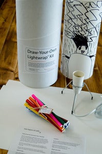 Image of Draw-Your-Own Lamp Shade Kit