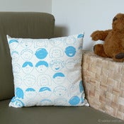 Image of Cushion Cover - Kiddy up Aqua