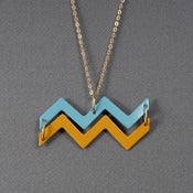 Image of NECKLACE - surf - sand - chevron