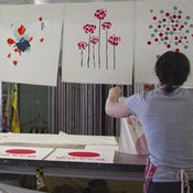 Image of PRINT YOUR OWN TEA TOWELS AT THE HARVEST WORKROOM