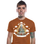 Image of Buddha Bot Shirt - Mens/Unisex Texas orange shirt