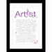 Image of Artist Poster