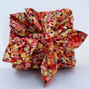 Image of Summer Flowers Reusable Gift Wrap