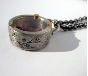Image of Cherry Blossom Window Necklace