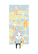Image of Lady in the woods