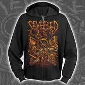 Image of Severed-Zip Up Hoodie
