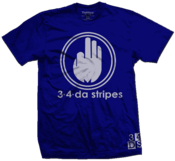 Image of T-Shirt - Logo - Blue & White