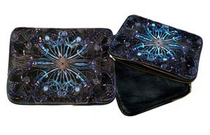 Image of Leather/canvas digitally printed laptop cases 
