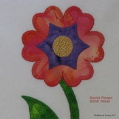 Image of Flower Applique from Accuquilt Round Flower Die