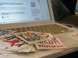 Image of PaperFrank "You Mad" stickers