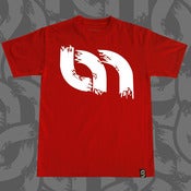 Image of The Tear-Out Logo Tee Red