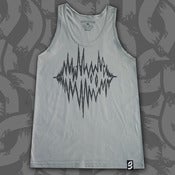 Image of The Wave Form Unisex Tank Silver